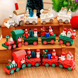 4pcs Mini Wood Train Toys - Nioor