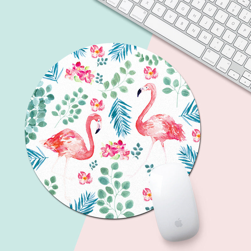 Round Mouse Pad Cartoon Creative Small Rubber Mouse Pad Office Game Mouse Pad - Nioor