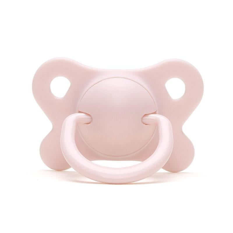 Pacifier Sleeping Baby Pacifier Newborn Silicone Pacifier Super Soft Flat Head - Nioor