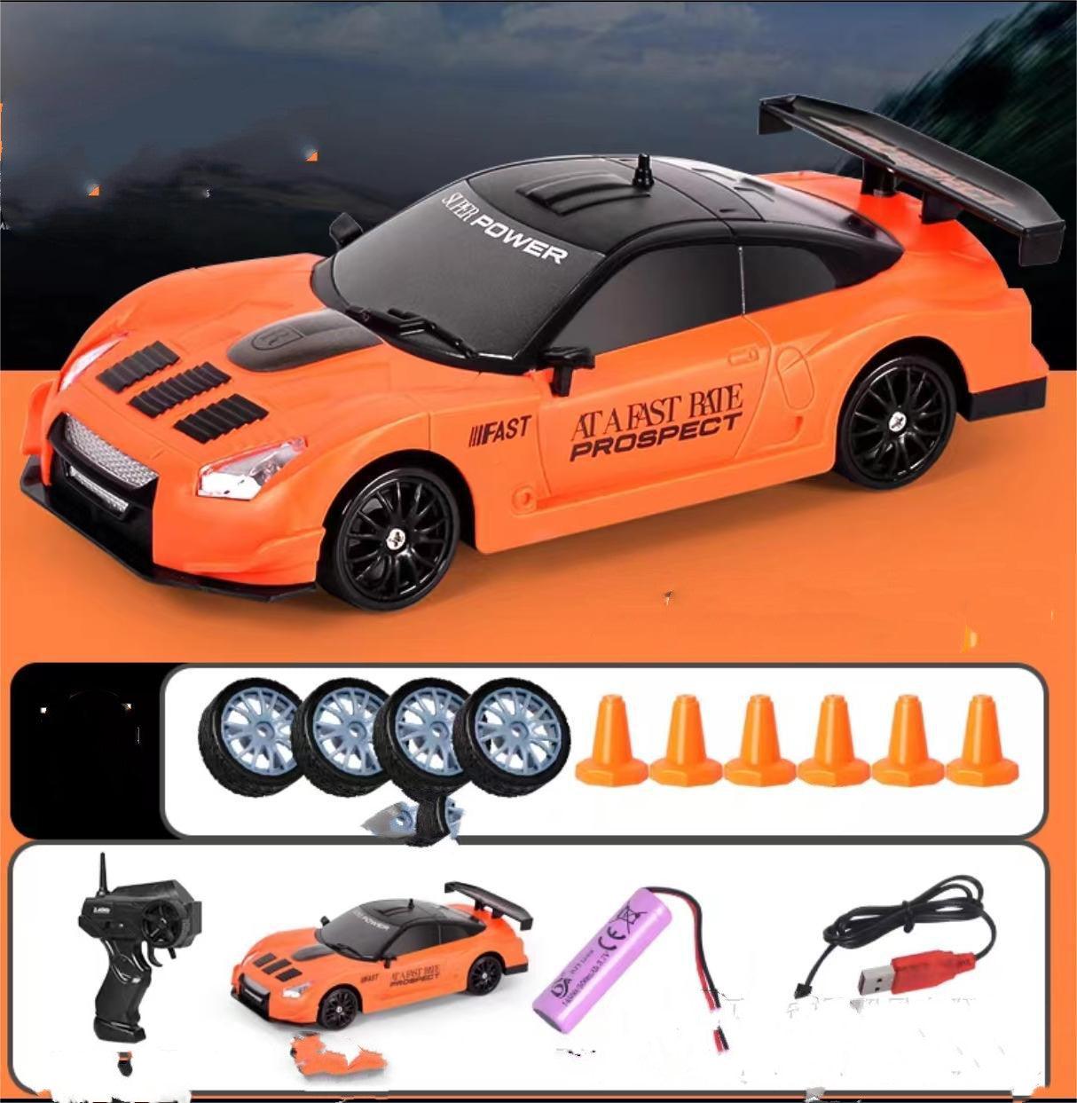 2.4G Drift Rc Car 4WD RC Drift Car Toy Remote Control GTR Model AE86 Vehicle Car RC Racing Car Toy For Children Christmas Gifts - Nioor