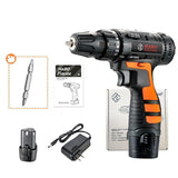 12V Lithium Electric Drill Rechargeable Multifunctional Household Electric Screwdriver - Nioor