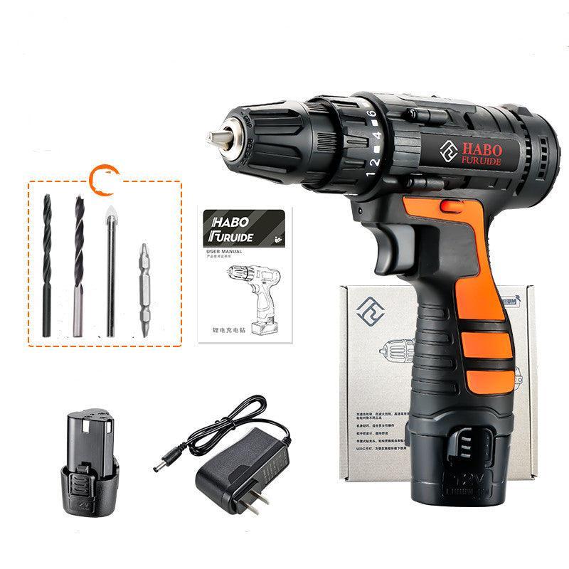 12V Lithium Electric Drill Rechargeable Multifunctional Household Electric Screwdriver - Nioor