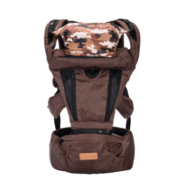 Baby sling multi-function baby waist stool front cross-holding bag four seasons breathable summer back-style holding baby artifact - Nioor