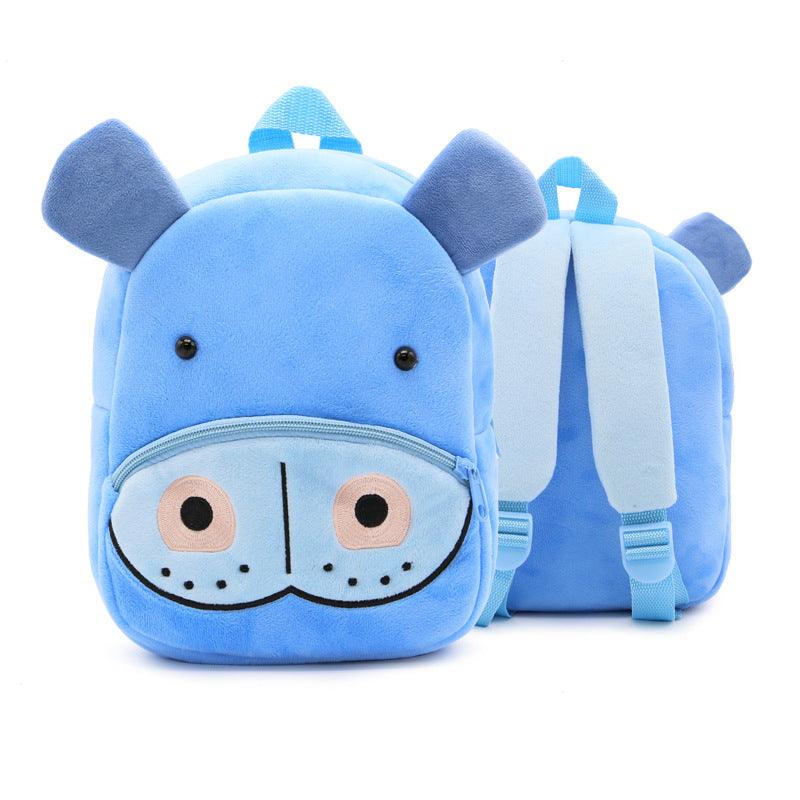 Cute Plush Backpacks Kindergarten Cartoon School Bags Children Animal Toys Bag - Nioor