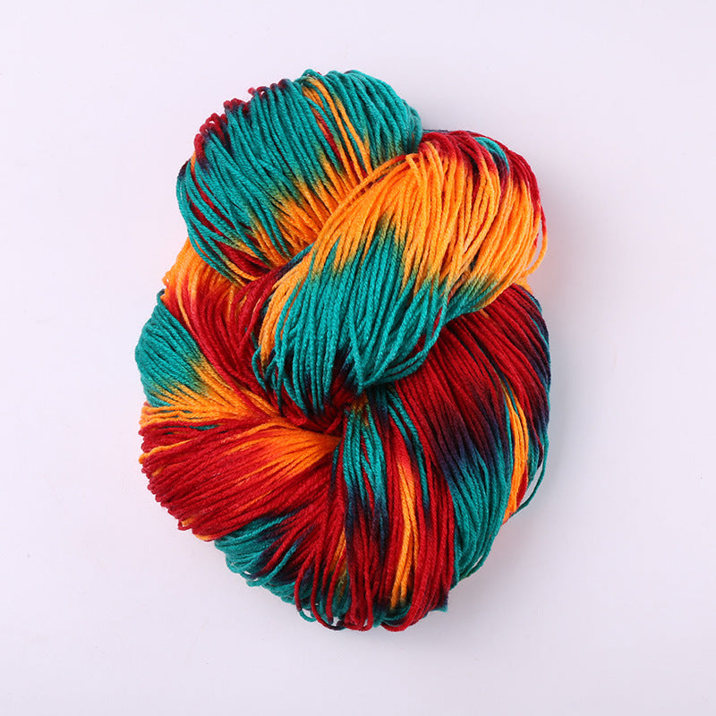 Fancy section dyed pure acrylic yarn