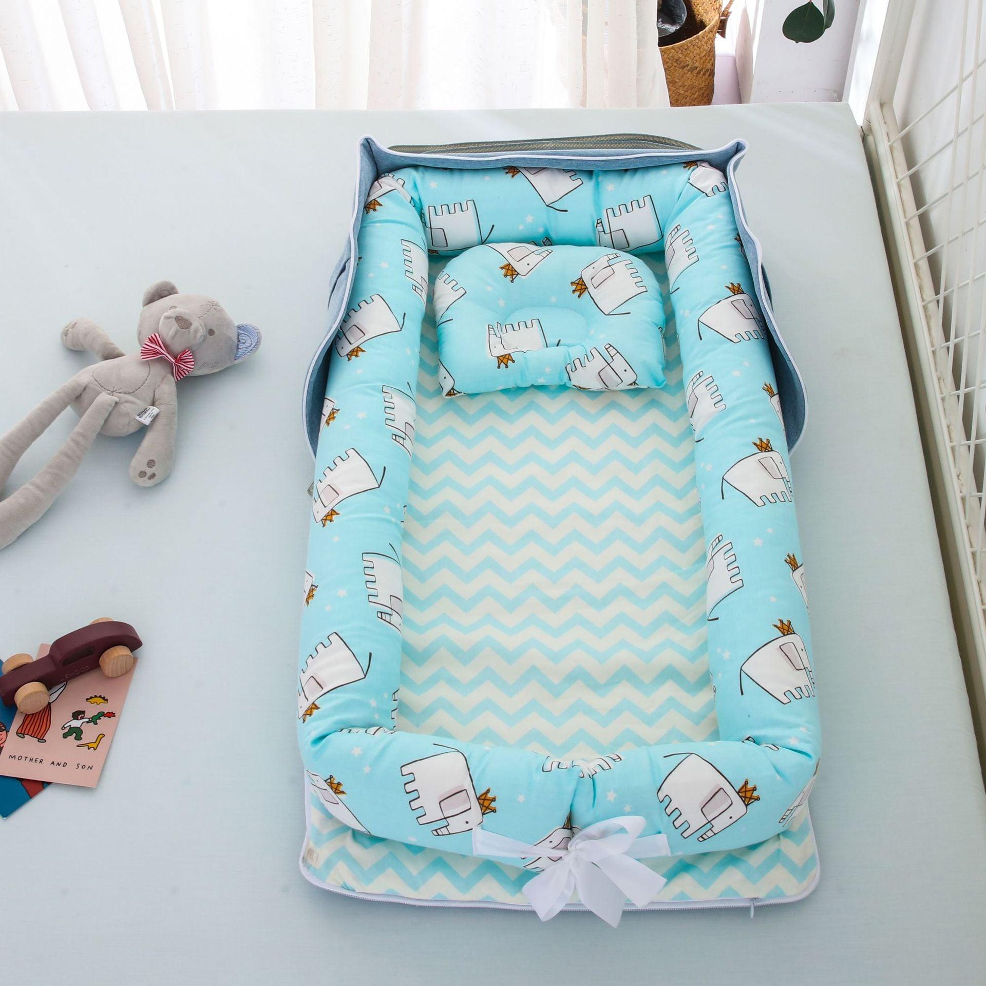 Cotton Portable Foldable Baby Bed - Nioor