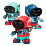 Electric Rock Robot, Music, Light, Automatic Walking, Swinging And Dancing Robot, Children's Toys - Nioor