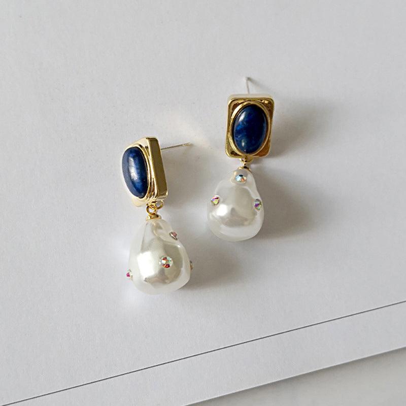 Pearl and diamond temperament ears - Nioor