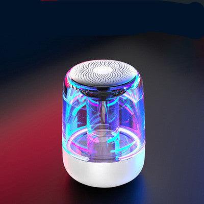 Portable Speakers Bluetooth Column Wireless Bluetooth Speaker Powerful Bass Radio with Variable Color LED Light - Nioor