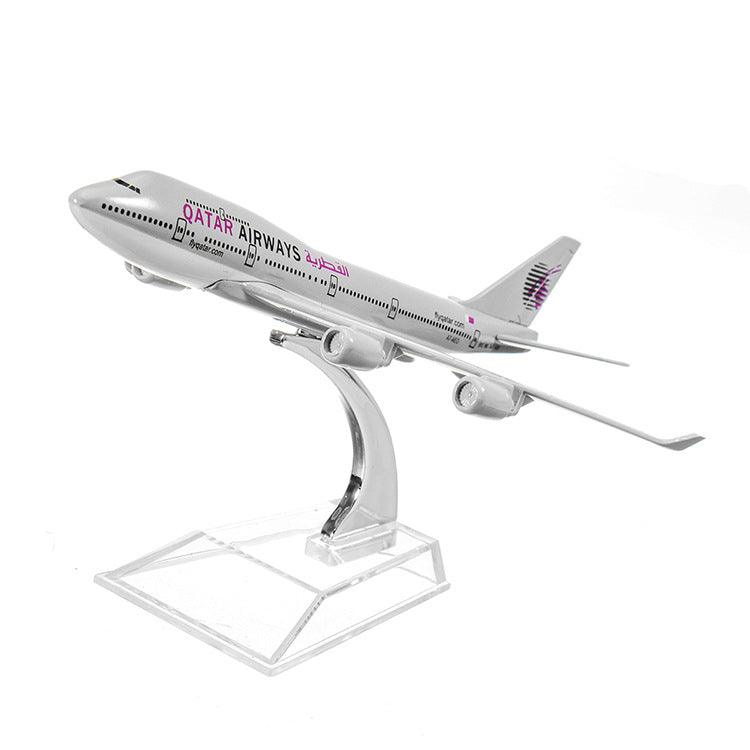 Civil Aviation Aircraft Model Alloy International Airbus Model Simulation Office Aircraft Model Decoration - Nioor