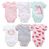 Six sets of newborn clothes