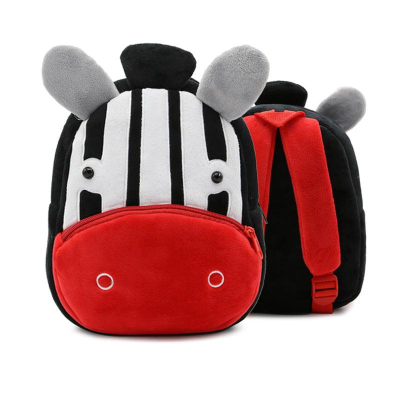 Cute Plush Backpacks Kindergarten Cartoon School Bags Children Animal Toys Bag - Nioor