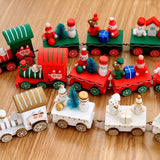 4pcs Mini Wood Train Toys - Nioor