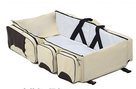 New multi function Mommy bag type baby portable bed folding sleeping basket outdoors baby sleeping baby - Nioor