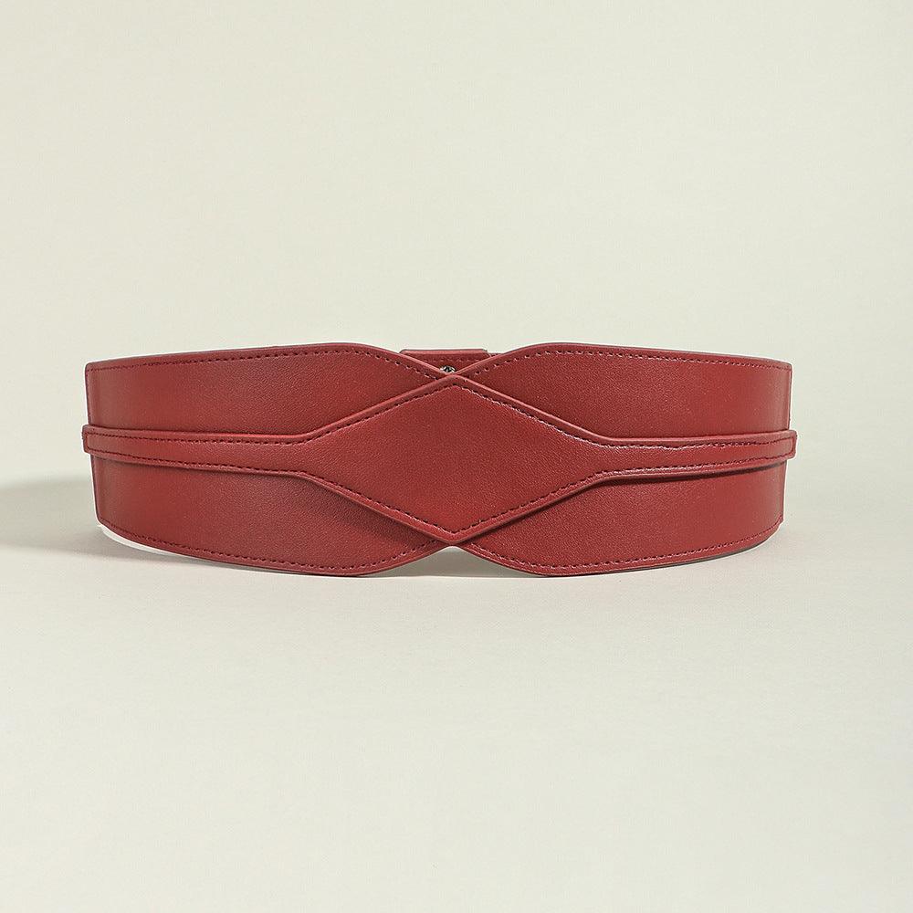 Simple Wide Waist Seal Elastic Versatile Belt Ladies - Nioor