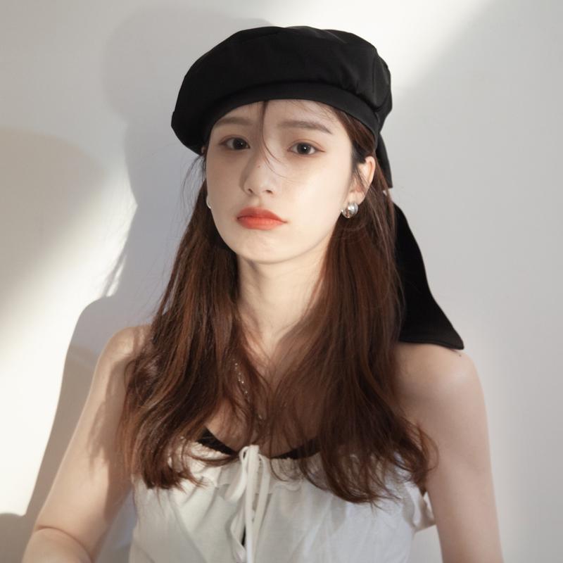 Retro Spring And Summer All-match Bow Beret - Nioor