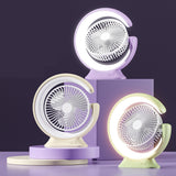 Mute Portable With Light Little Fan