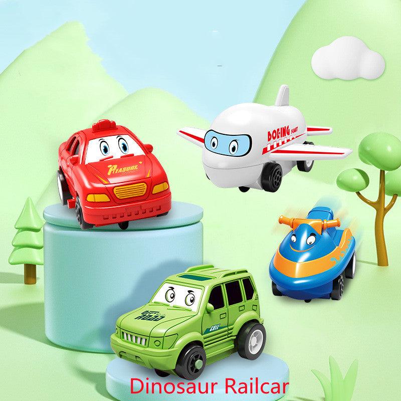 Children Puzzle Electric Railroad Speeder DIY Assembly Electric Car Automatic Rail City Scene Construction Education Toy Gift - Nioor