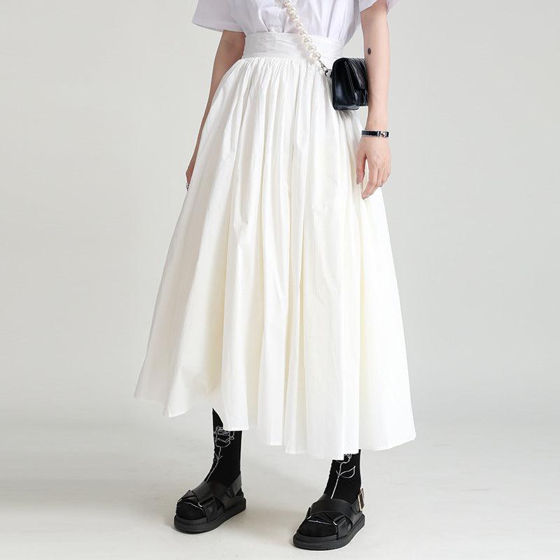 Inner Lining Spun Yarn Puffy Multi-layer Big Hem Skirt - Nioor