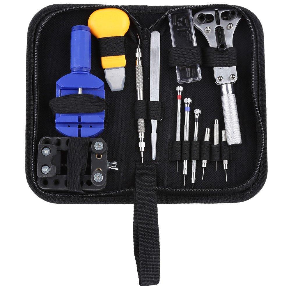 13pcs Watch Repair Tool Kit Set Watch Case Opener Link Spring Bar Remover Screwdriver Tweezer Watchmaker Dedicated Device - Nioor