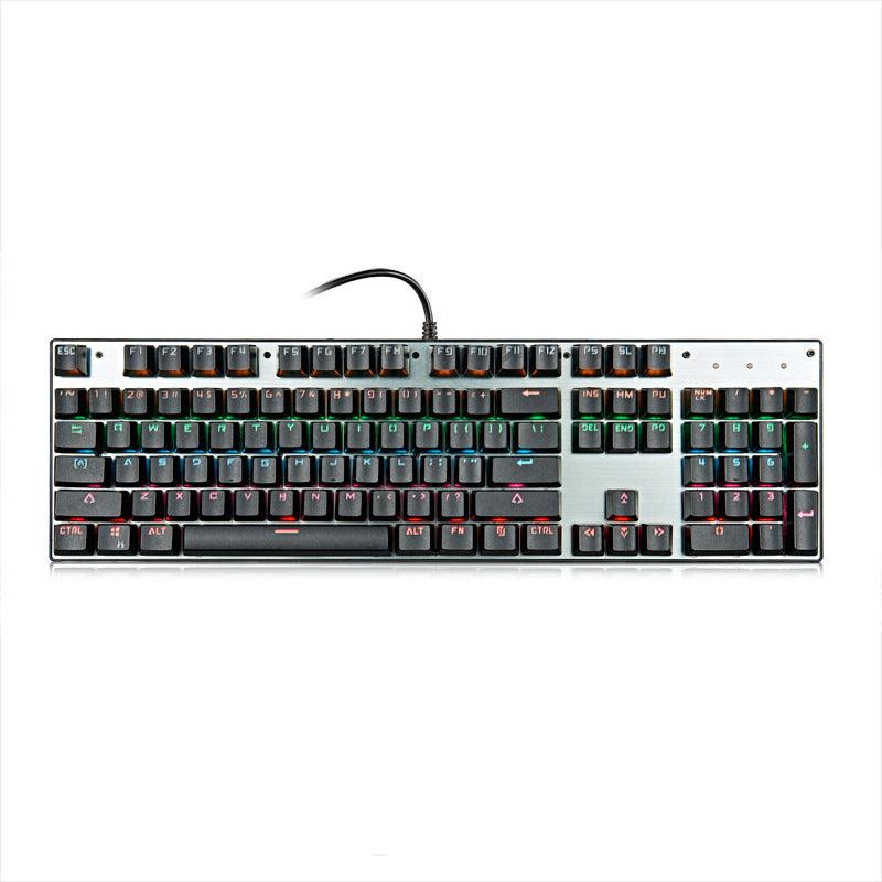 Mechanical Keyboard Green Shaft Desktop Non Punch 87 Key Keyboard - Nioor