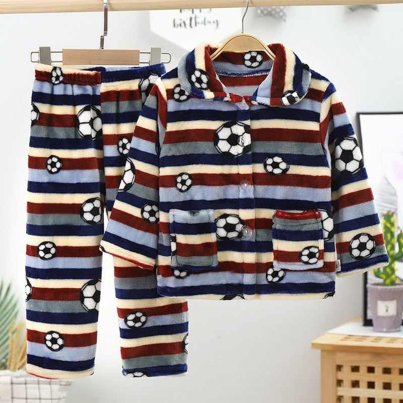 Children's Thickened Middle-aged Children's Home Service Suit