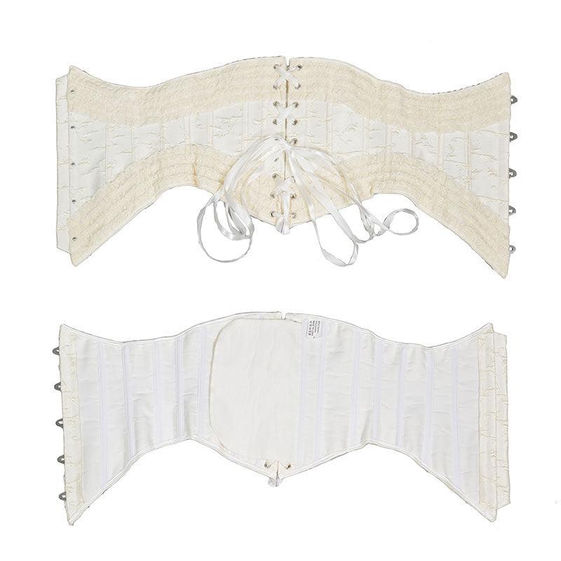 30cm Long 5-button Fishbone Lolita Lace Waist Seal - Nioor