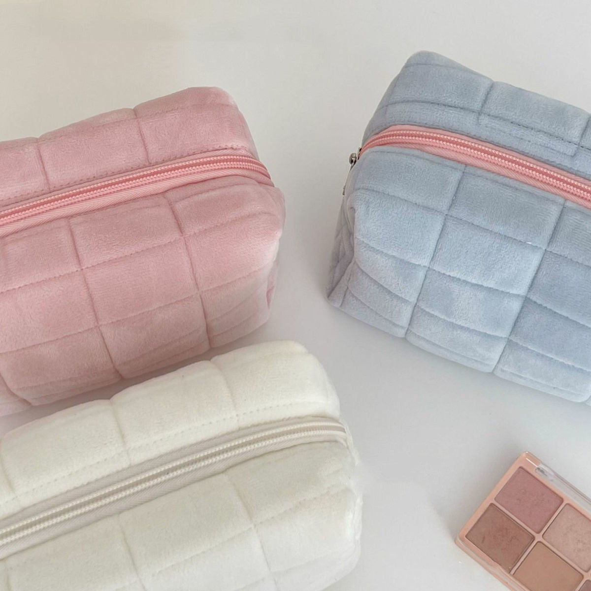 Korean Style Soft Cloud Makeup Bag Simple