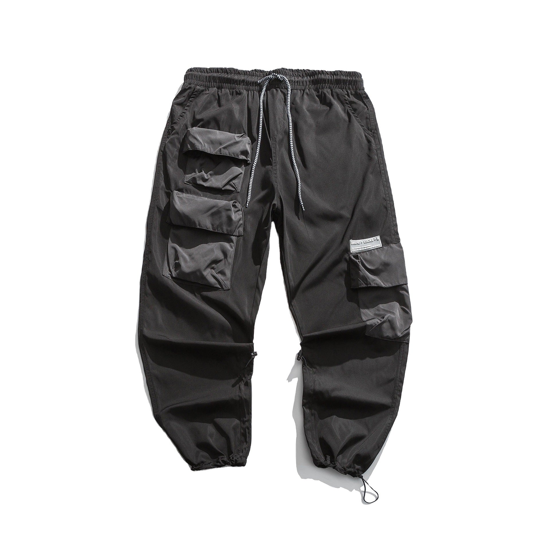 Personalized Functional Tooling Multi-pocket Loose-fitting Track Pants