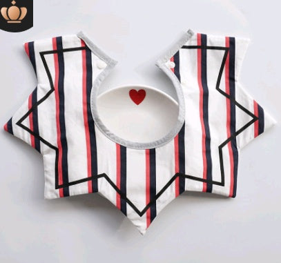 360 degree bibs saliva towel cute bibs saliva towel red bow detachable bib fake collar