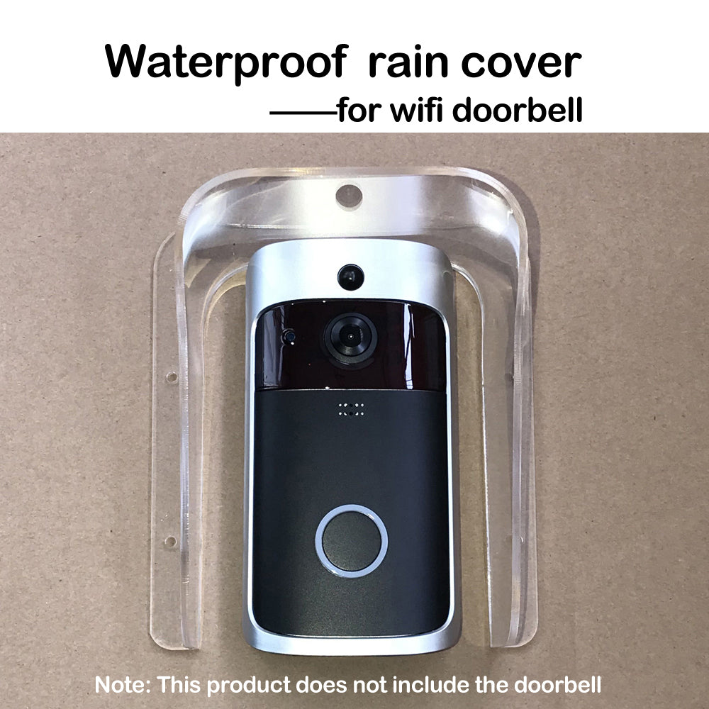 Video doorbell rain cover