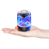 Portable Speakers Bluetooth Column Wireless Bluetooth Speaker Powerful Bass Radio with Variable Color LED Light - Nioor