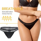 Four-layer Lace Instant Suction Leak-proof Menstrual Period Panties - Nioor