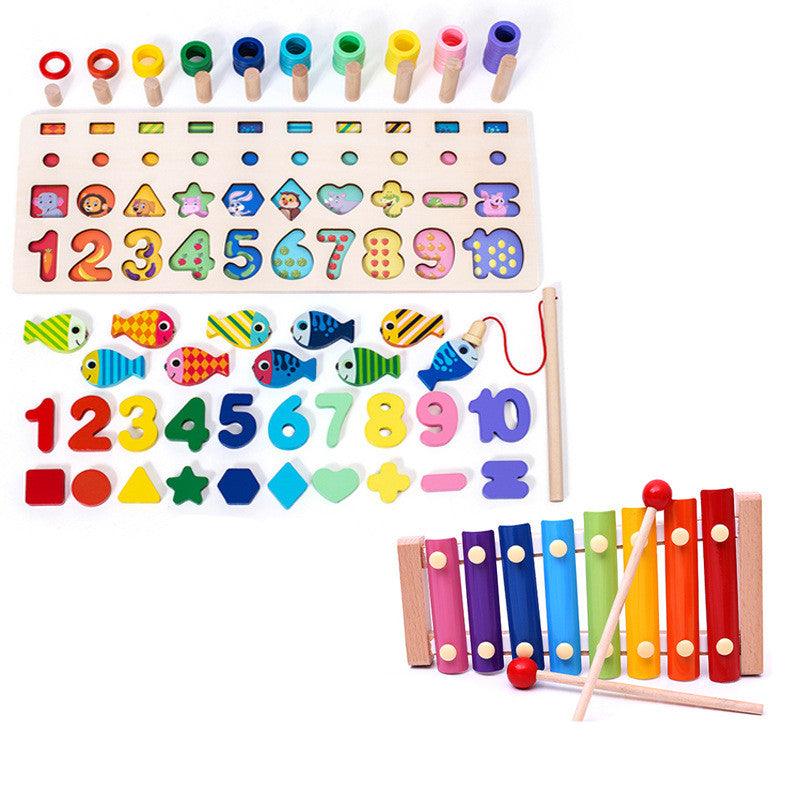 Children 3D Alphabet Number Puzzle Baby Colorful Geometric Digital Letter Educational Toy - Nioor