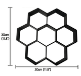 Ultralight diy garden paving mould hexagonal fancy mould - Nioor