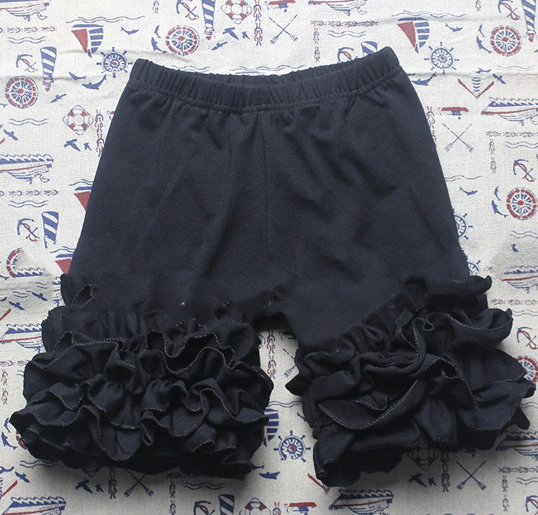 Girls' ruffled shorts