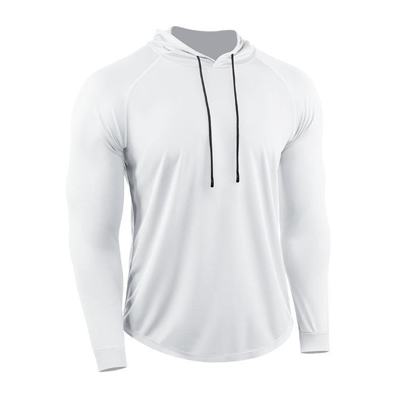 Pullover Long Sleeve T-shirt Hooded Loose Sports And Leisure Workout Clothes - Nioor