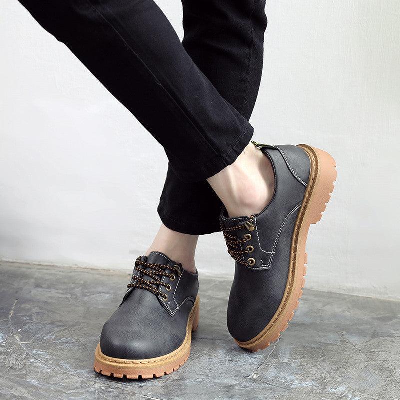 All-match Casual Boots Low-cut Tooling Trendy Shoes For Men - Nioor