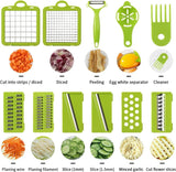 15 In 1 Food Vegetable Slicer Salad Fruit Peeler Cutter Dicer Chopper Kitchen - Nioor