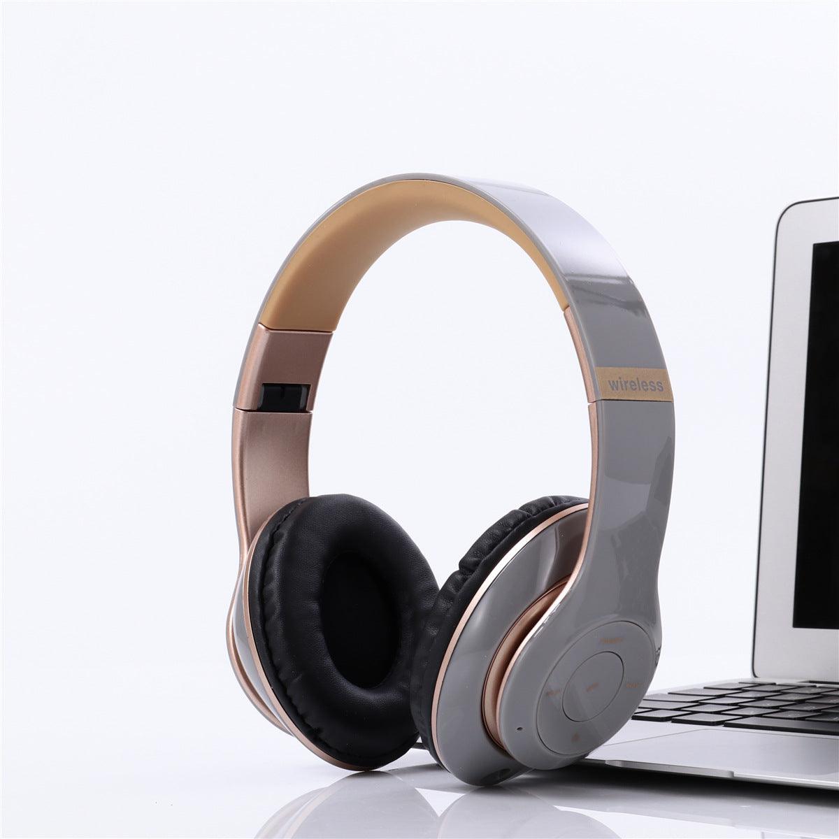 Head-mounted sports wireless folding headphones - Nioor