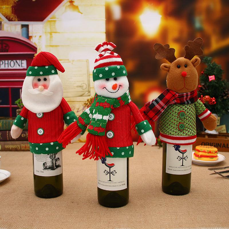 Christmas Decorations Christmas Wine Bottle Socks - Nioor