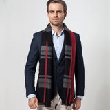 Classic vertical striped plaid casual collar - Nioor