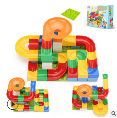 Children Large Particles Assembled Slide Puzzle Blocks Toys 3-10 Years Old Boy Toy - Nioor