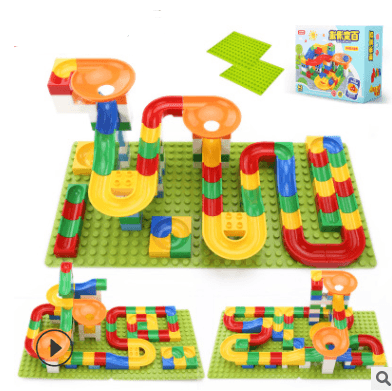 Children Large Particles Assembled Slide Puzzle Blocks Toys 3-10 Years Old Boy Toy - Nioor