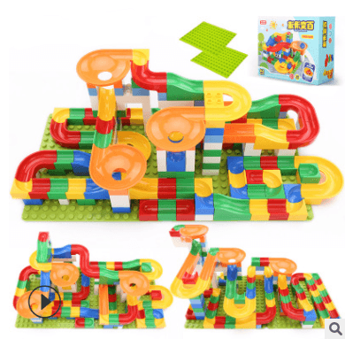 Children Large Particles Assembled Slide Puzzle Blocks Toys 3-10 Years Old Boy Toy - Nioor