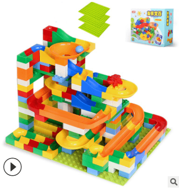 Children Large Particles Assembled Slide Puzzle Blocks Toys 3-10 Years Old Boy Toy - Nioor