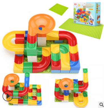 Children Large Particles Assembled Slide Puzzle Blocks Toys 3-10 Years Old Boy Toy - Nioor