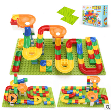 Children Large Particles Assembled Slide Puzzle Blocks Toys 3-10 Years Old Boy Toy - Nioor