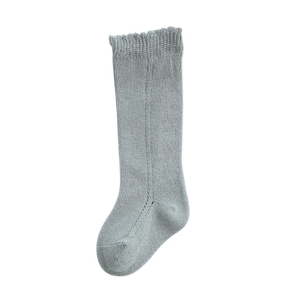 Baby Loose Mouth Long Tube Side Hollow Socks - Nioor