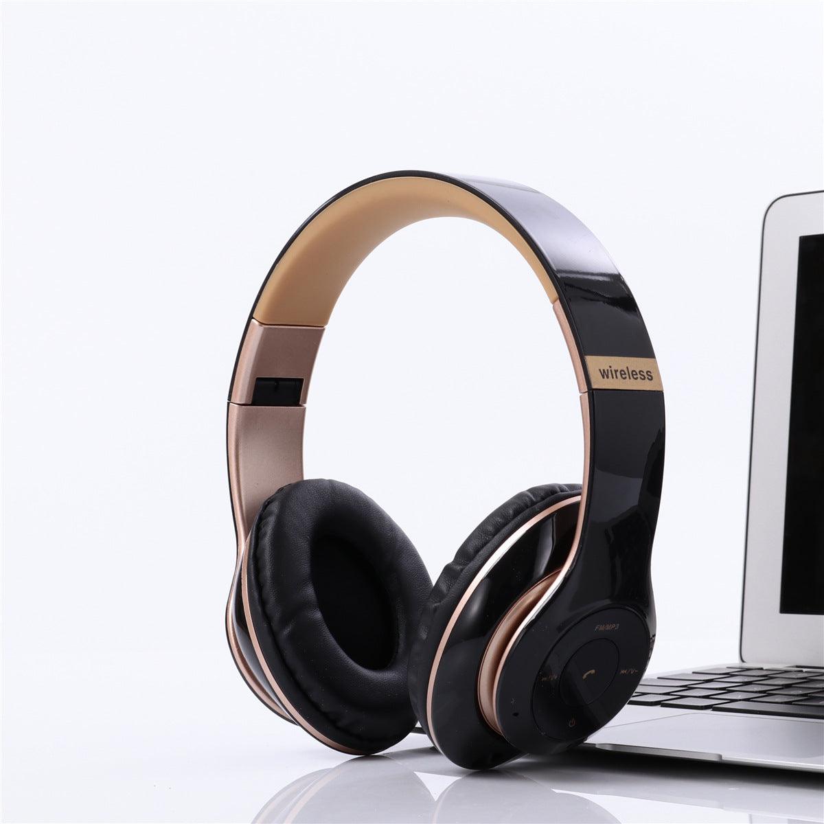 Head-mounted sports wireless folding headphones - Nioor